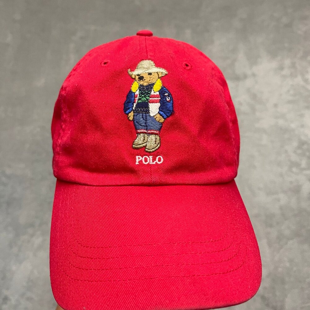 Polo Ralph Lauren Men's Hat Cowboy Polo Bear Classic Sport Adjustable Hat - Picture 2 of 9